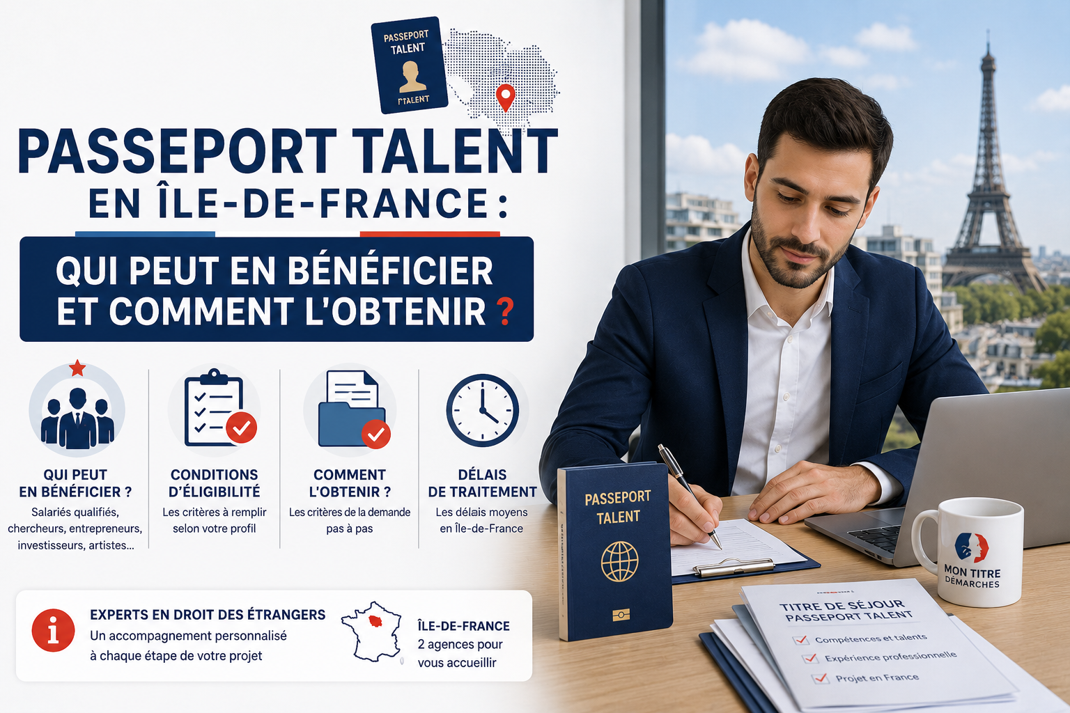 Passeport talent en Île-de-France : qui peut en bénéficier et comment l'obtenir ?
