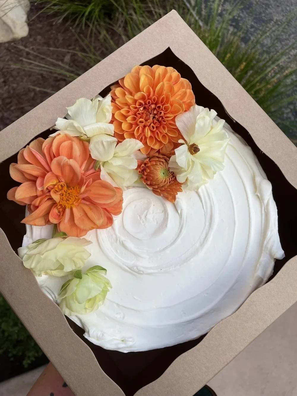 Fresh Flower Party Cake
