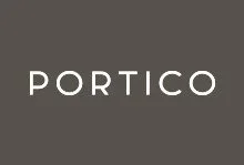 Portico logo on a dark background