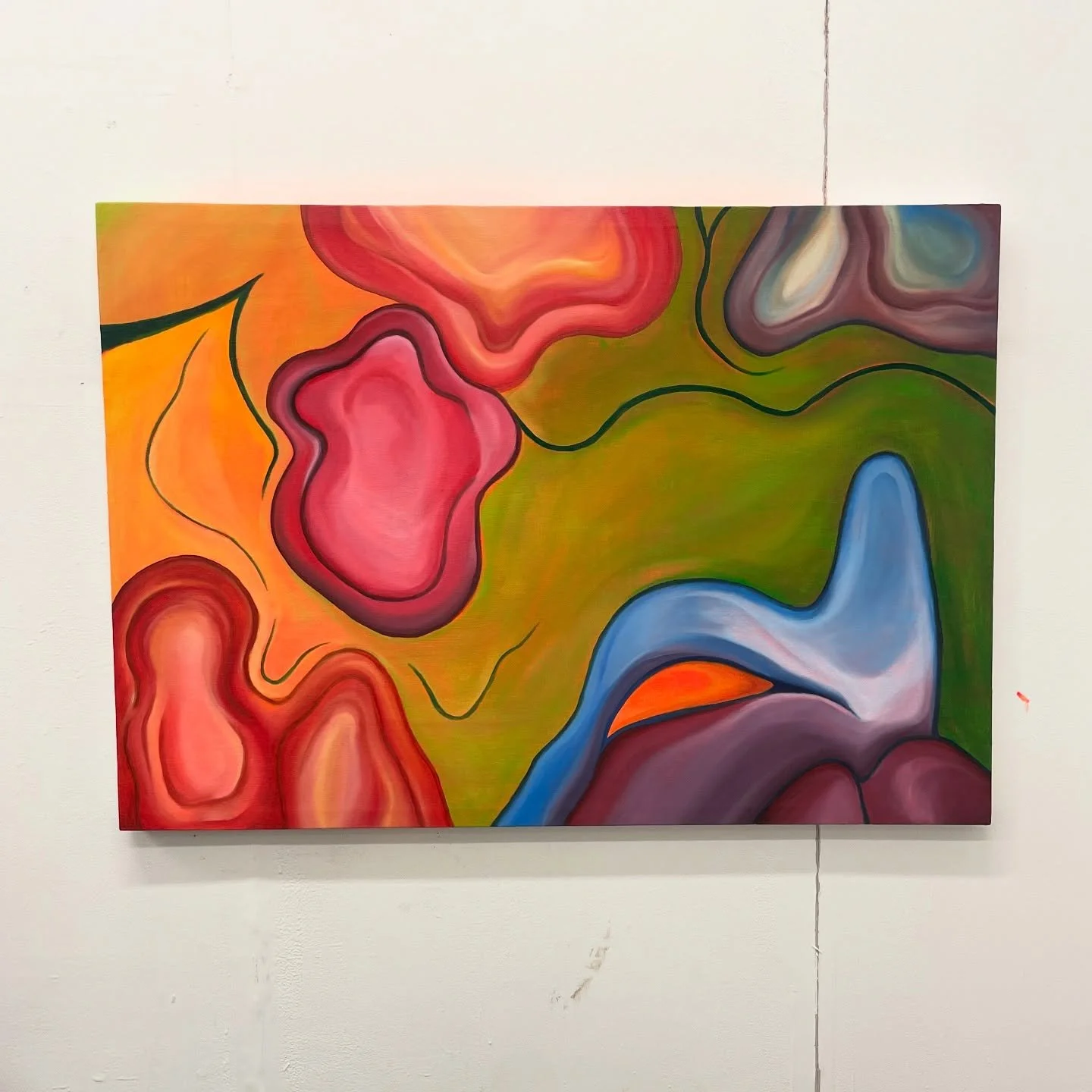 Body Map 2 (Self Portrait), 2025, oil on canvas, 100x70cm