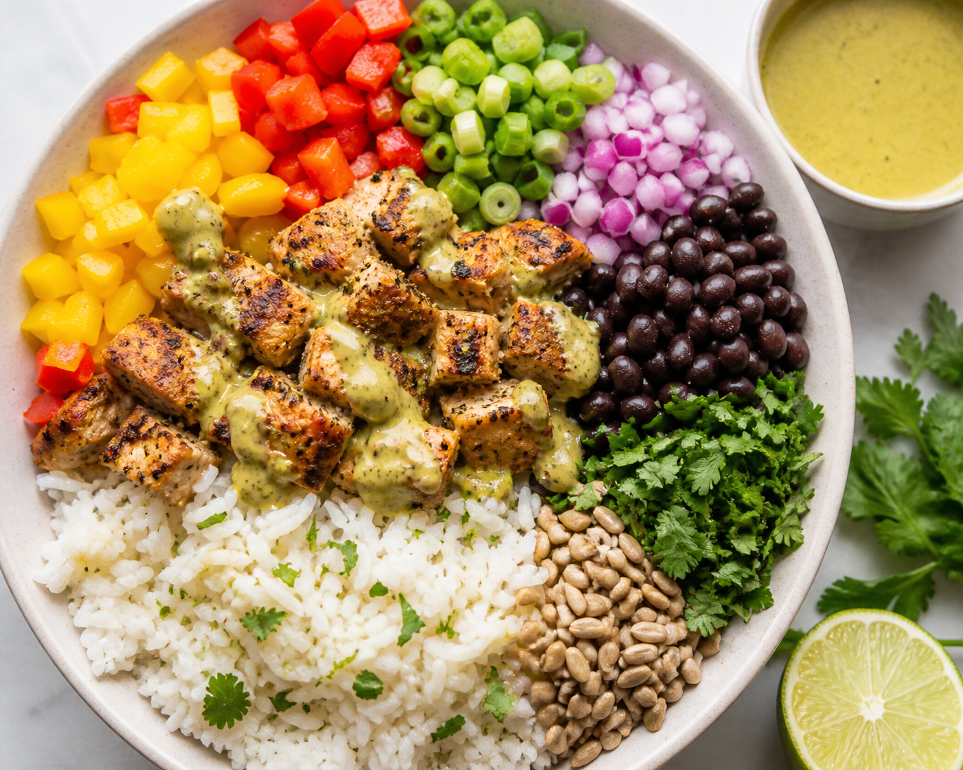 Garden Fresh Southwest Chicken Rice Bowl