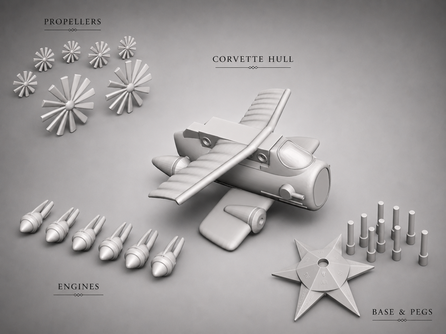 Monochrome British Corvette Kit.png