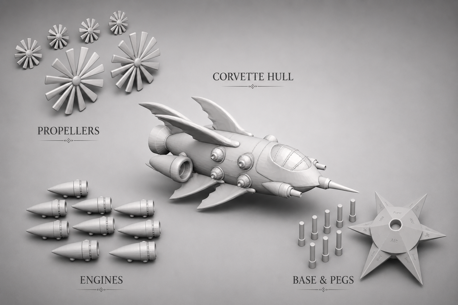 Monochrome French Corvette Kit.png