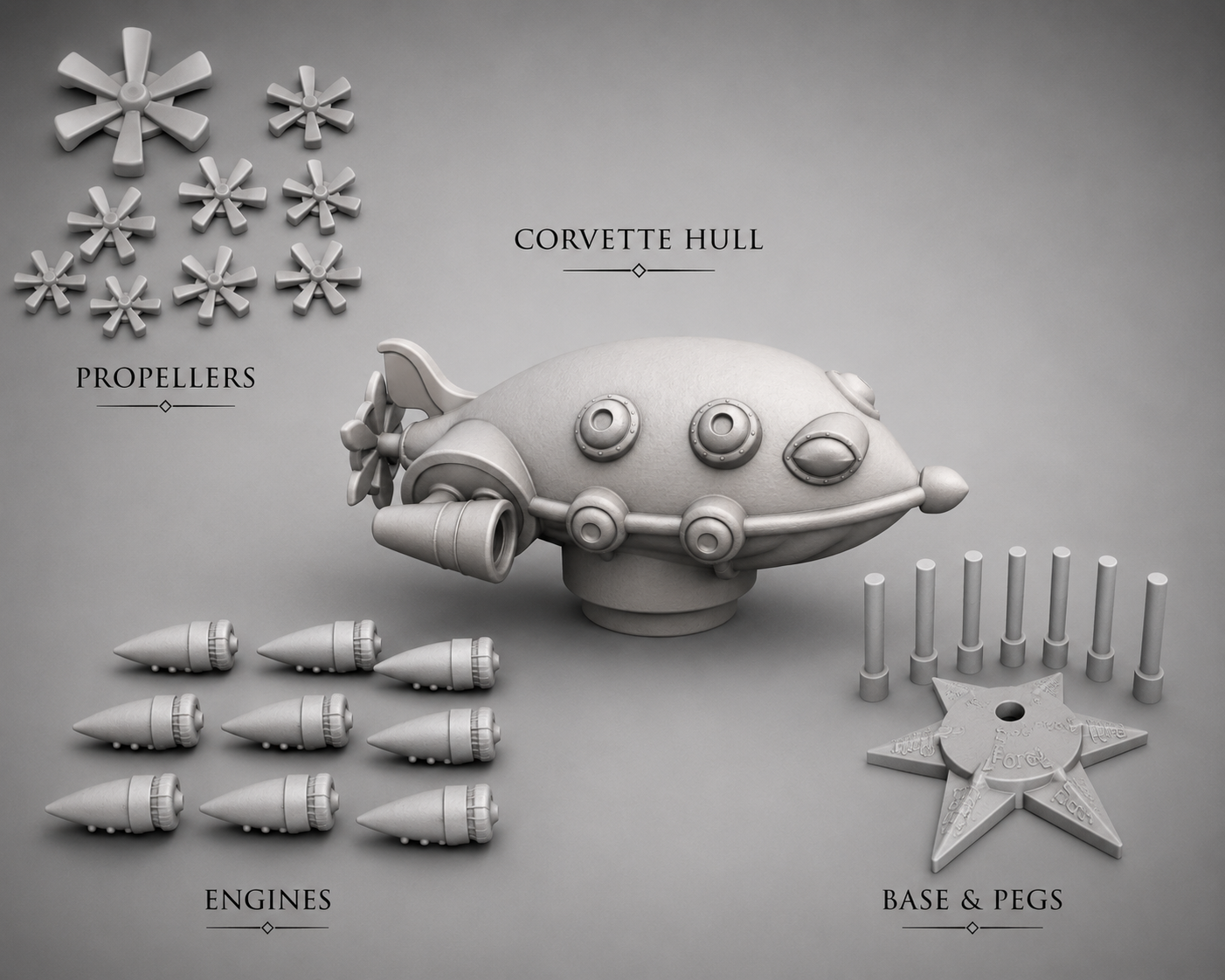 Monochrome Prussian Corvette Kit.png