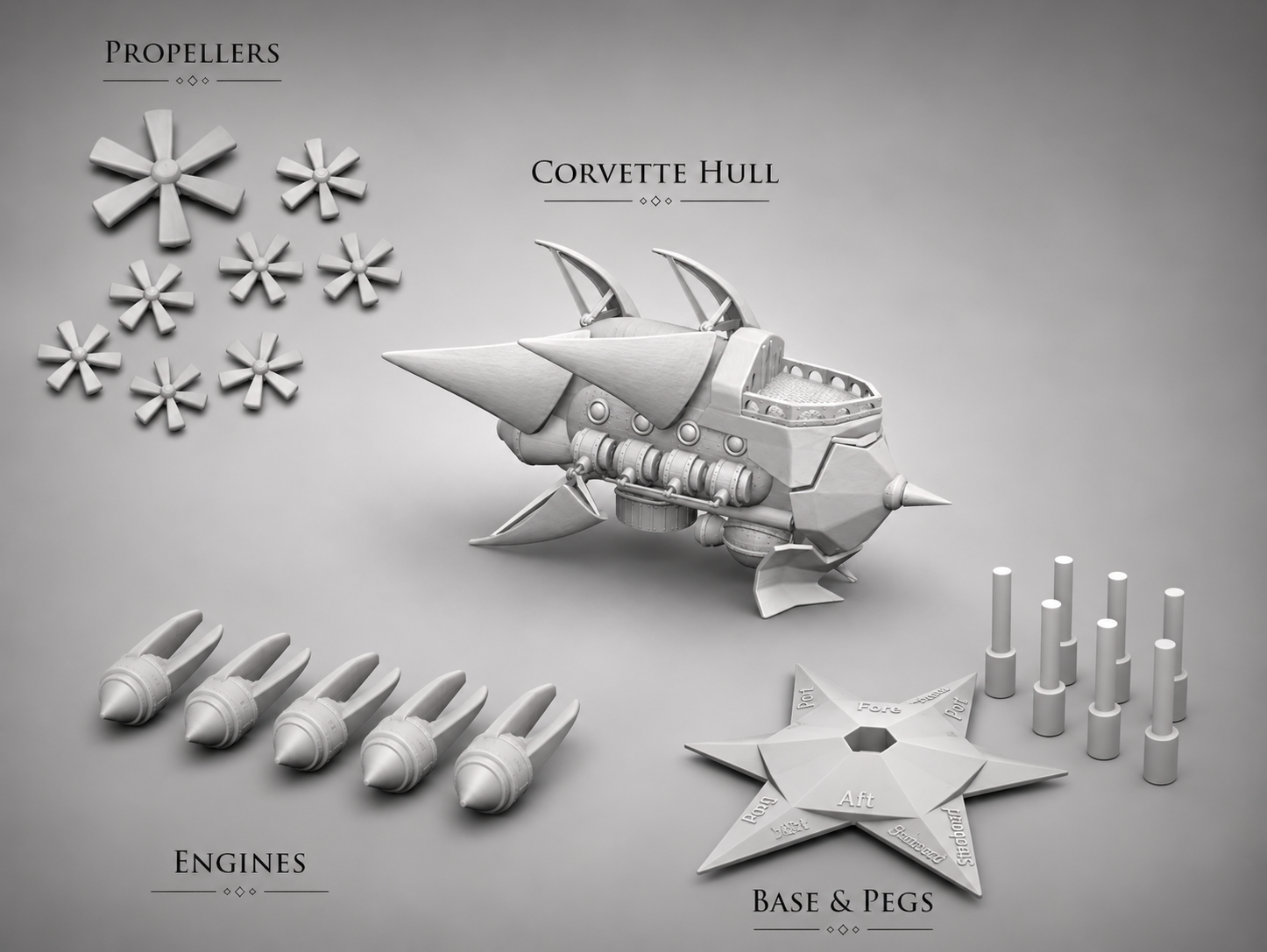 Monochrome Pirate Syndicate Corvette Kit.png