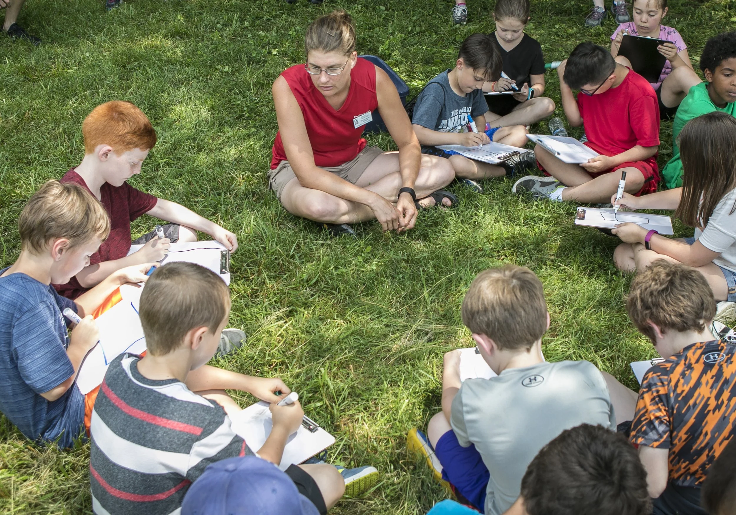 Children in a circle