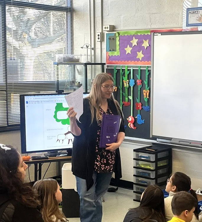 Teacher in the classroom