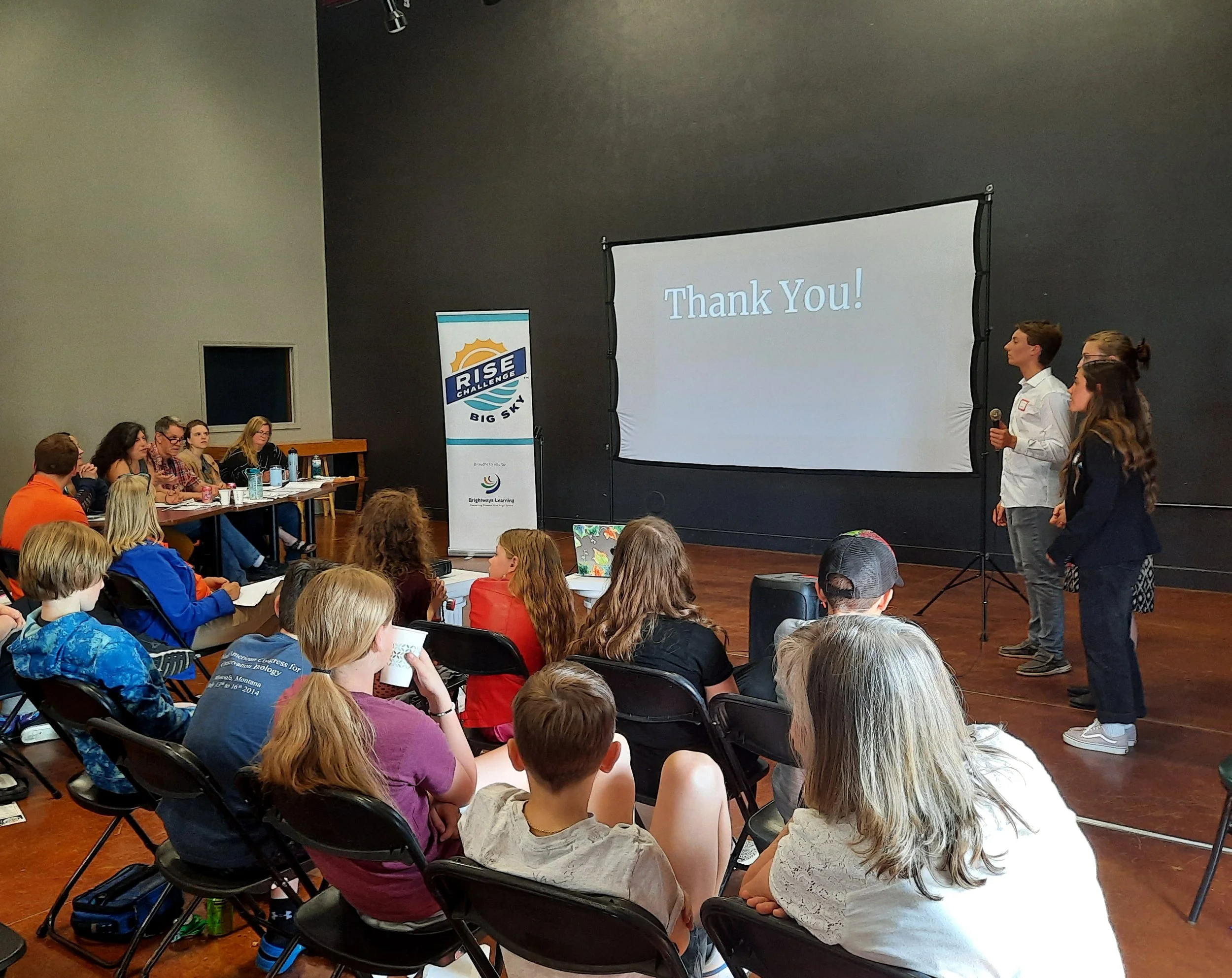 People at a presentation