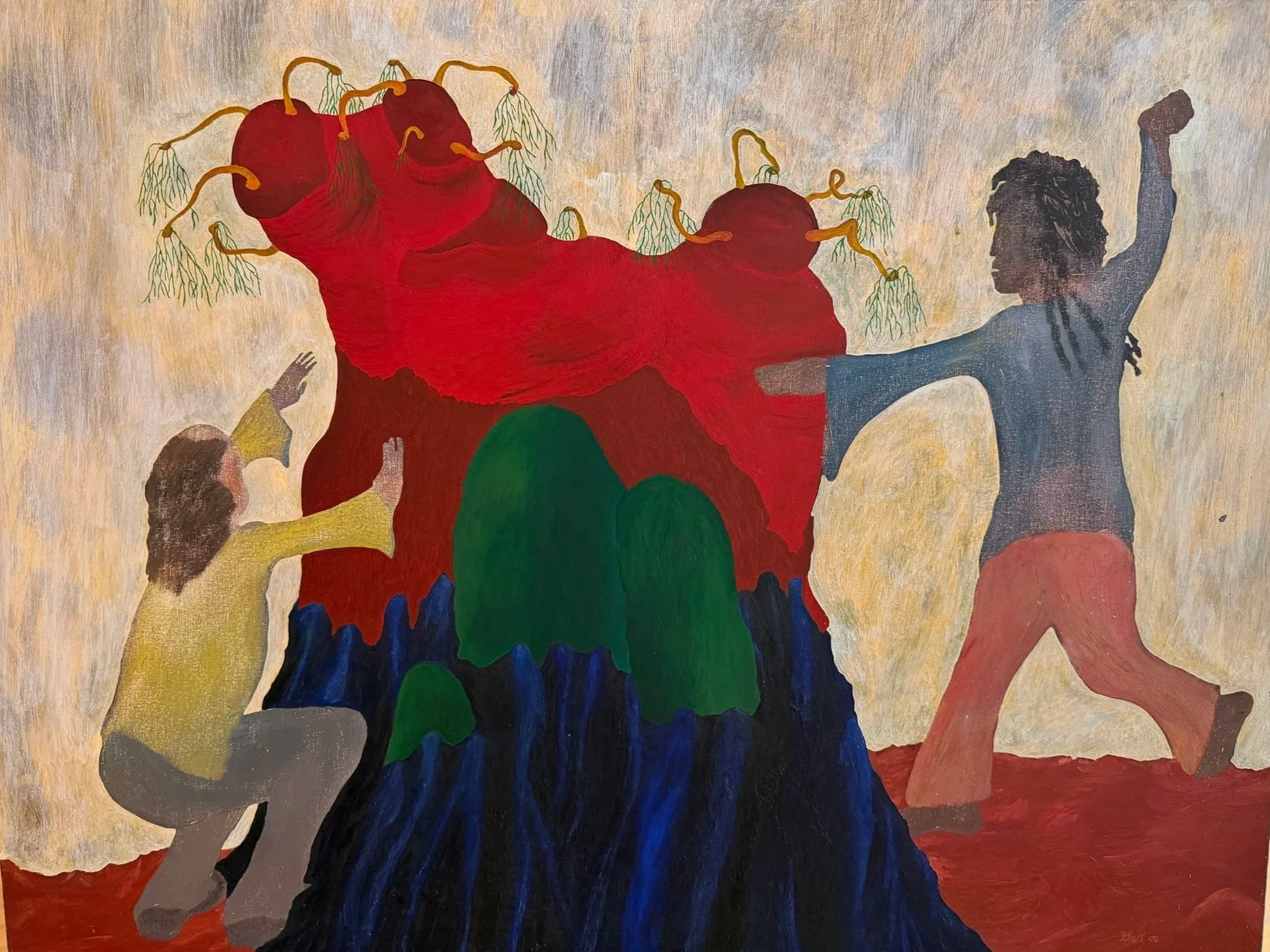 'Brothers' by Gary Hartmann, 2003, acrylic on canvas, 48"x36"