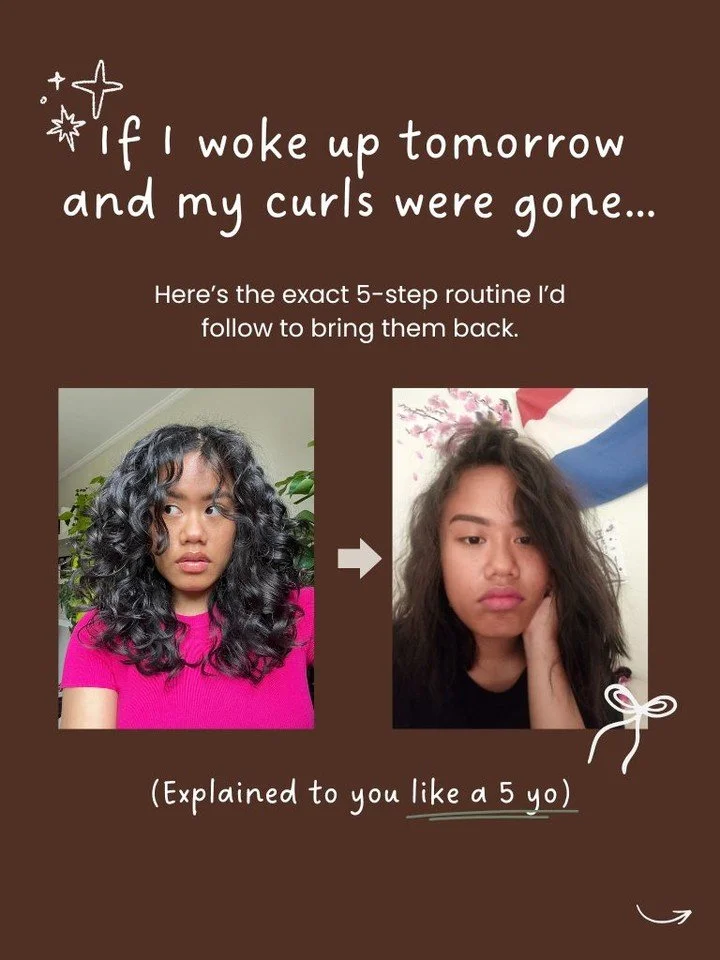 Life constantly changes, and so does our hair. There's no guarantee that I'd have naturally wavy curly hair forever. And if I were to lose them tomorrow, this is what I'd do.

PS - I actually created a guide bundle that goes through all of these. The