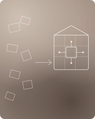 Illustration of a basketball being shot towards a basketball hoop with a diagram showing the ball's expected trajectory.