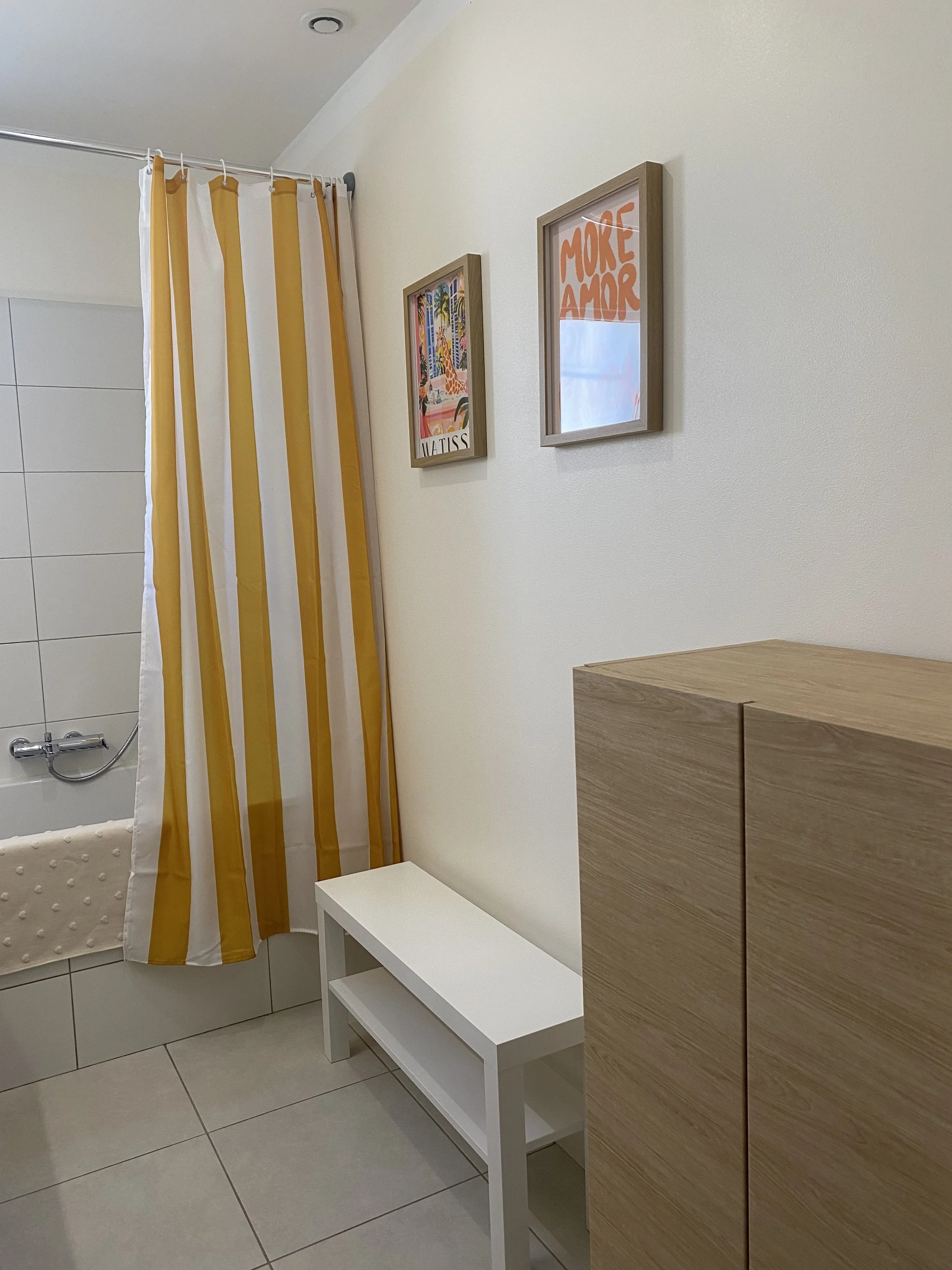 Salle de bain après