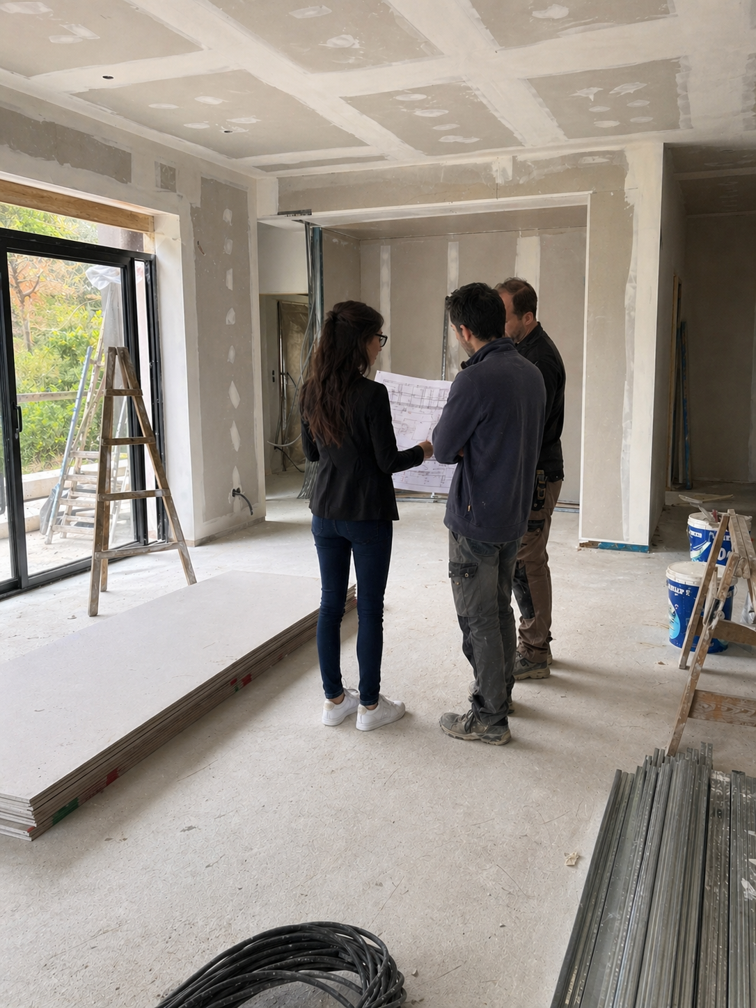 accompagnement de A à Z pour la réalisation de votre projet, l'organisation et le suivi de chantier jusqu'à la livraison
