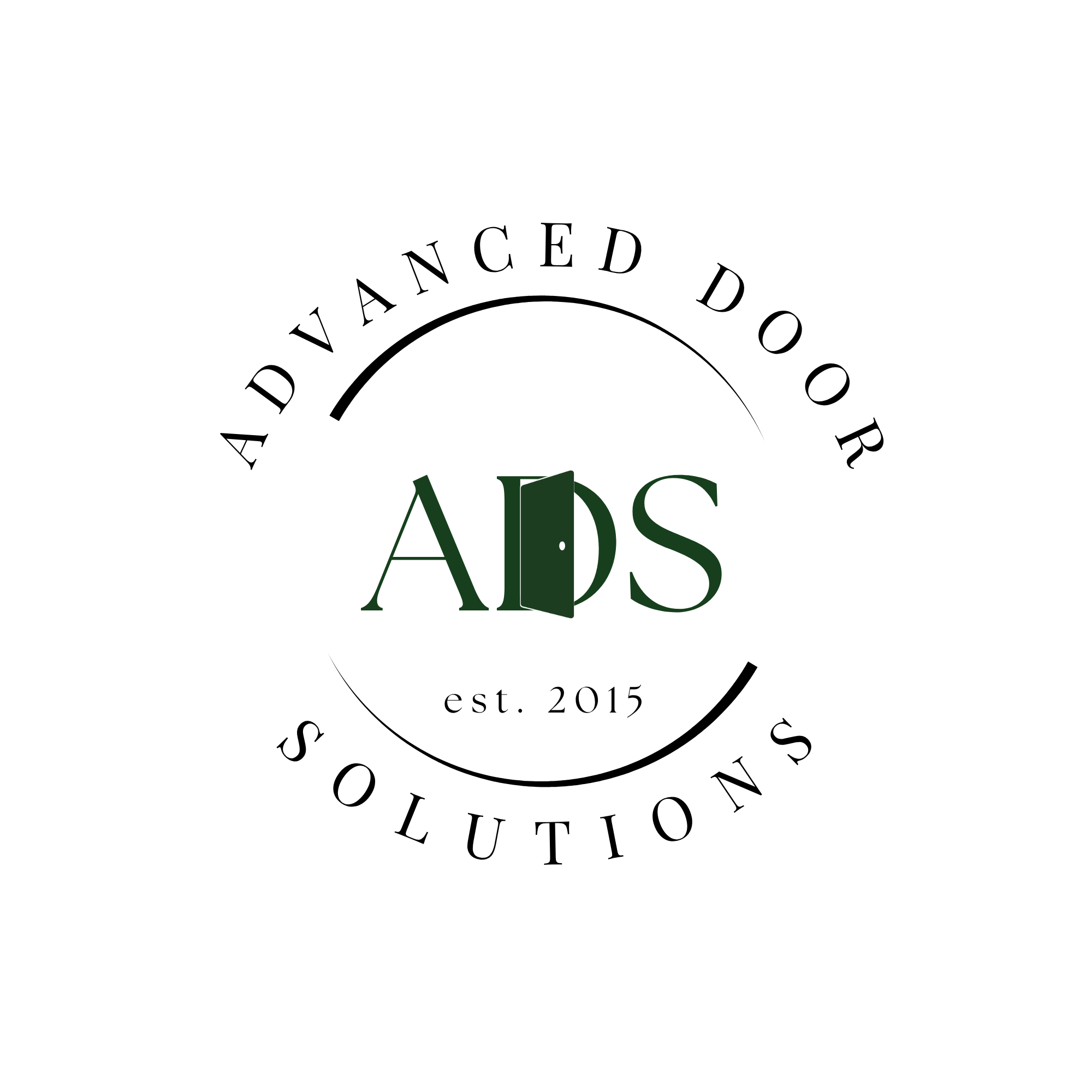 Close-up of a logo with curved text around a circle, reading 'Advancement Do' and 'est. 2015', with a green book icon in the center.