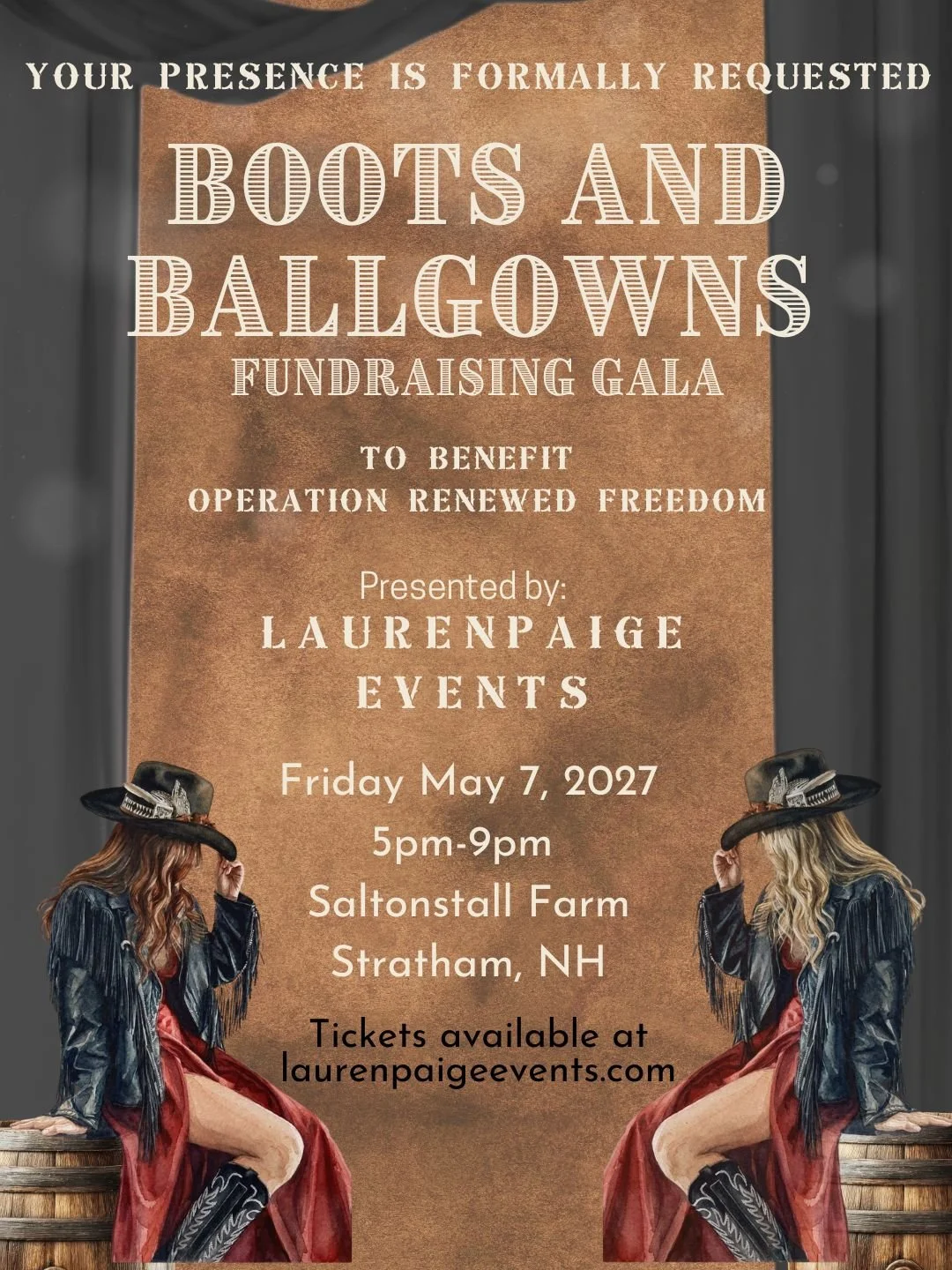 Boots and Ballgowns Ticket