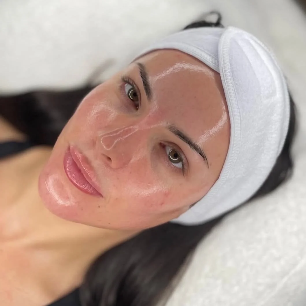 The Glass Skin Ritual | $109.99 | Our Glass Skin Ritual combines gentle dermaplaning with deeply hydrating, glow-boosting masks + serums. Perfect for dry or dull skin