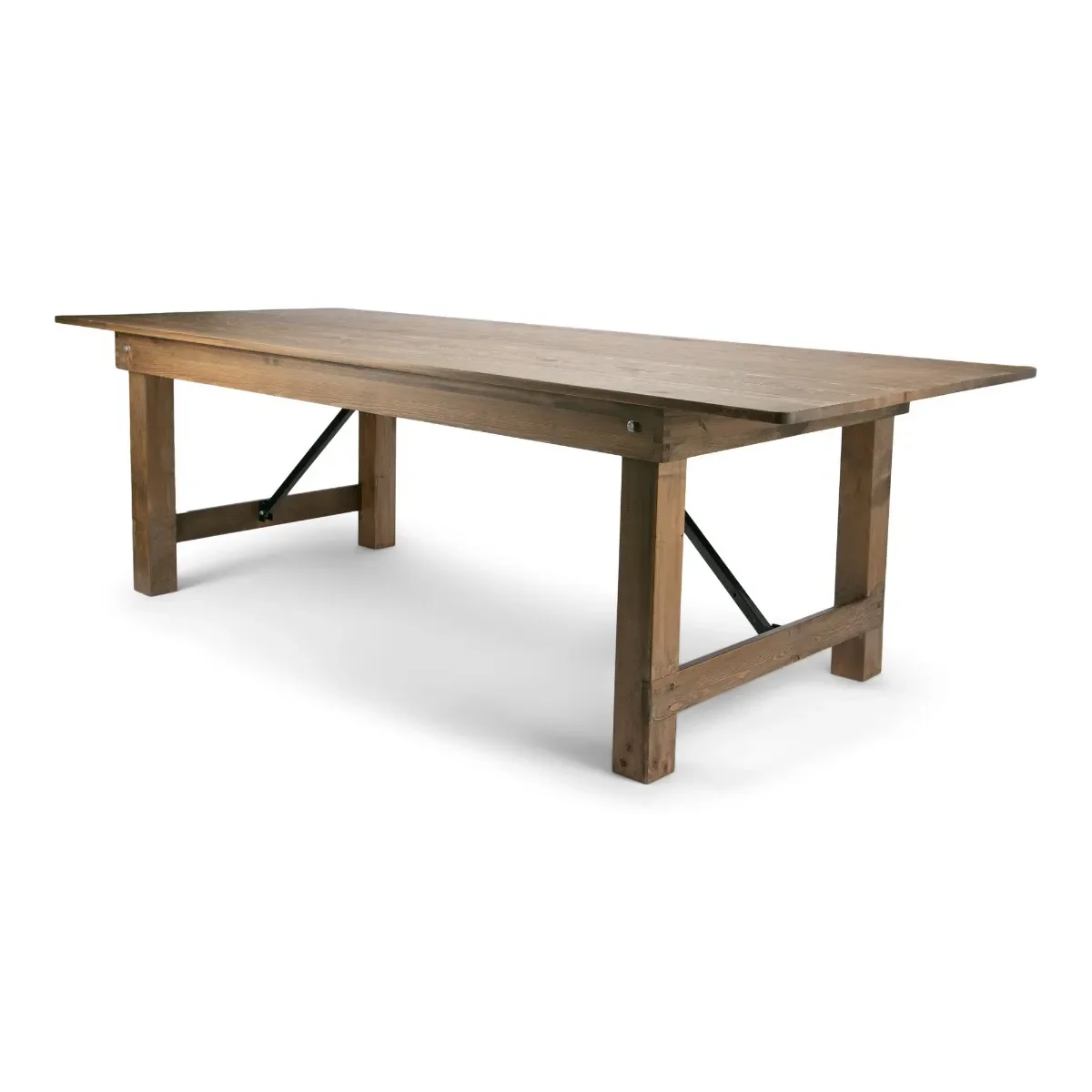 8' Wood Farmhouse Table