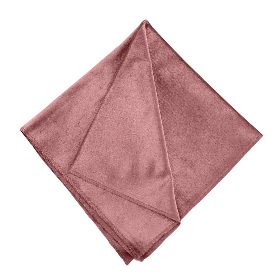 20"x20" Velvet Napkin - Dusty Rose