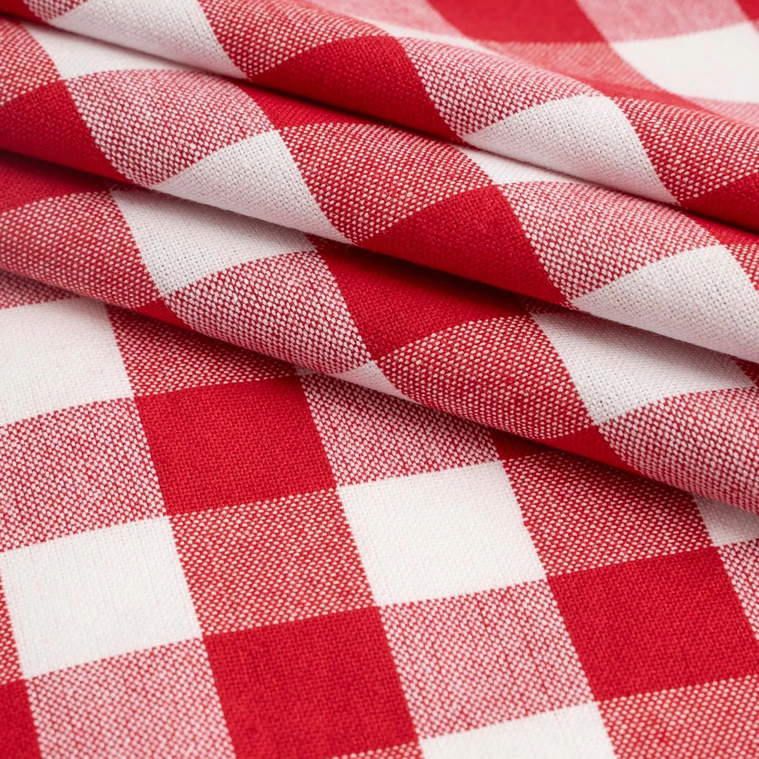 18''x18'' Dinner Napkin - Red and White Checkered