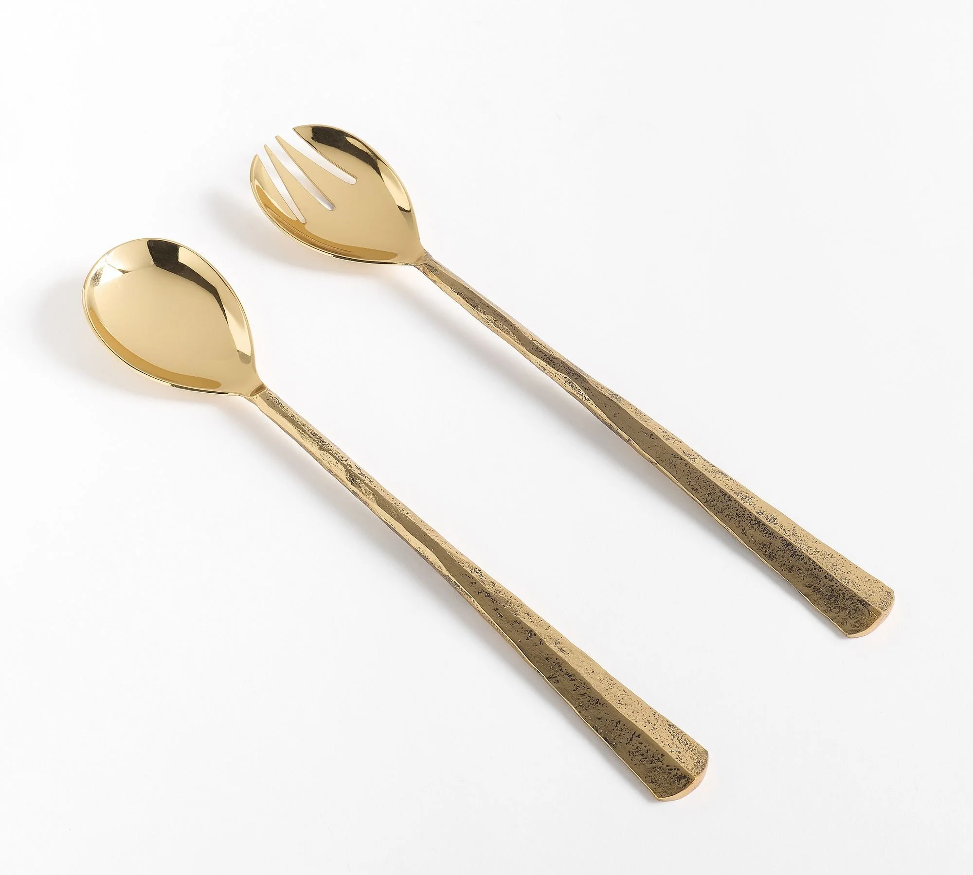 Serving Utensils, Set of 2 - Gold