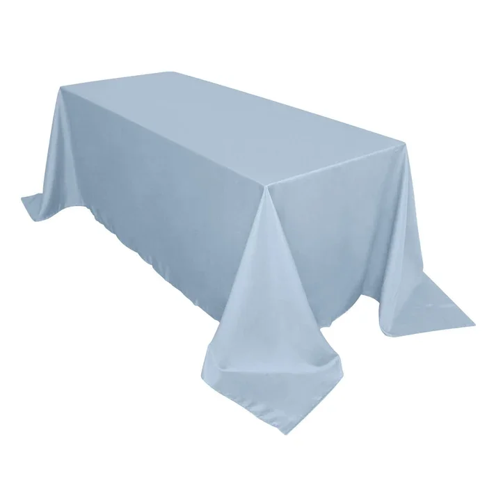 90"x132" Rectangular Tablecloth - Dusty Blue