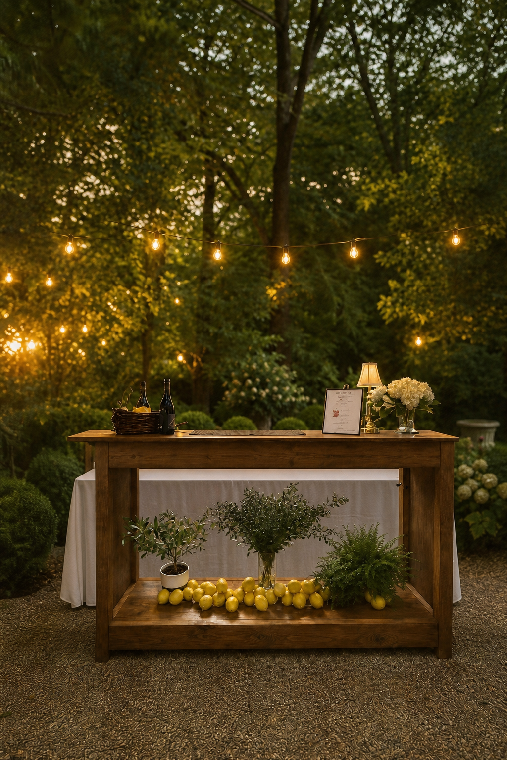 Custom Wood Bar
