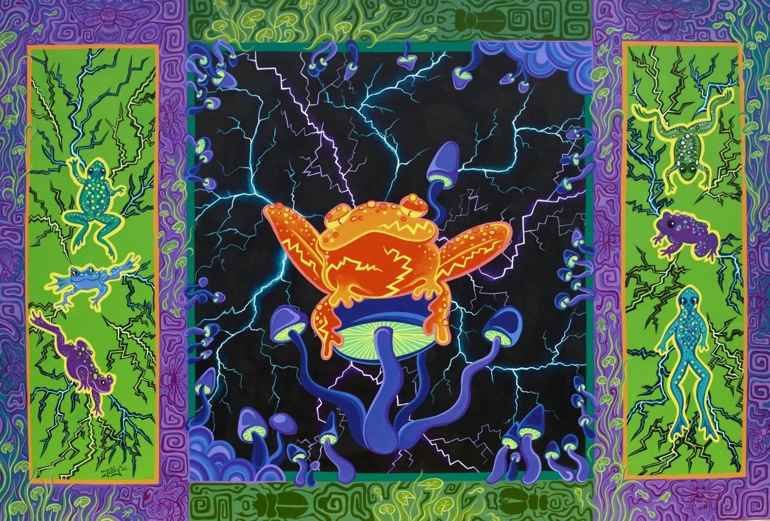 Electro-Toad (Electroad) | Framed