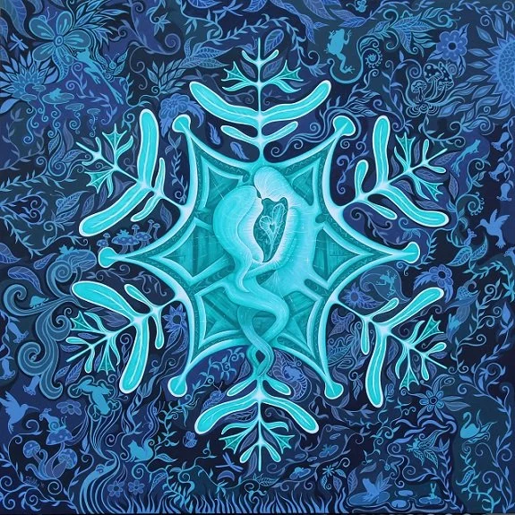 Snowflake-Painting-by-matilda-wentzel-Love-story-artwork-Growing-Together-visionary-art.jpg