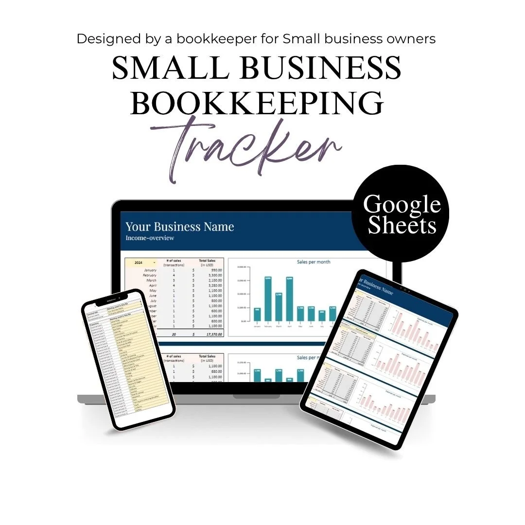 Bookkeeping tracker for small business