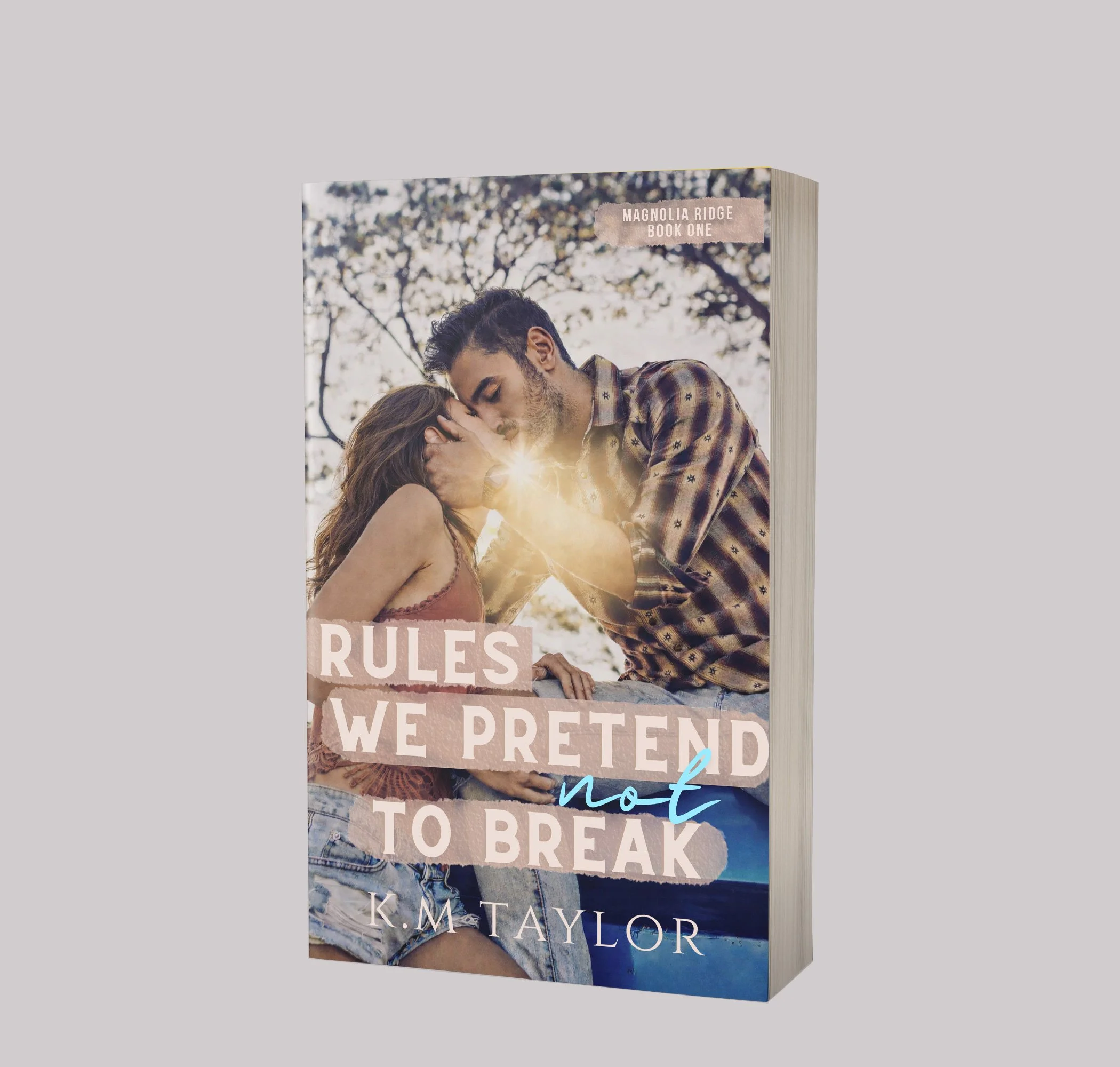 RULES WE PRETEND NOT TO BREAK AUTOGRAPHED PAPERBACK