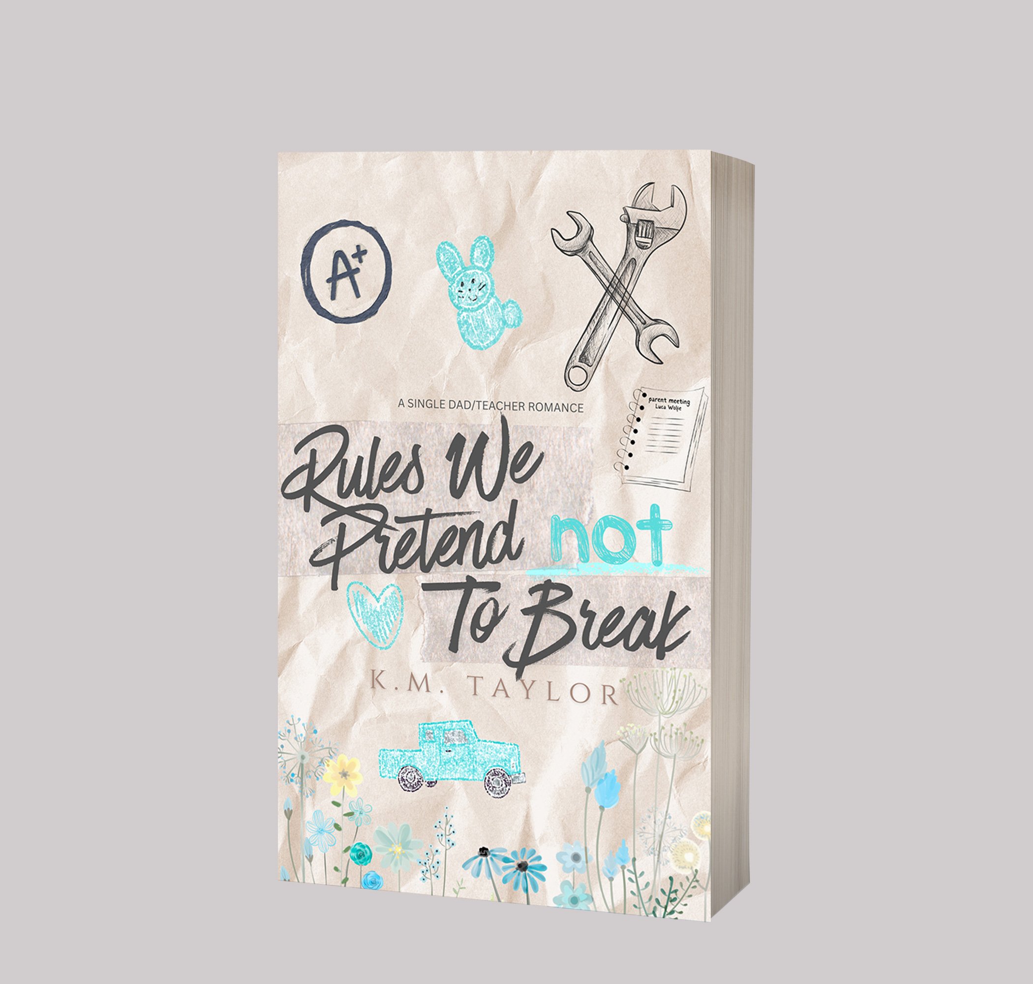 RULES WE PRETEND NOT TO BREAK DISCREET AUTOGRAPHED PAPERBACK