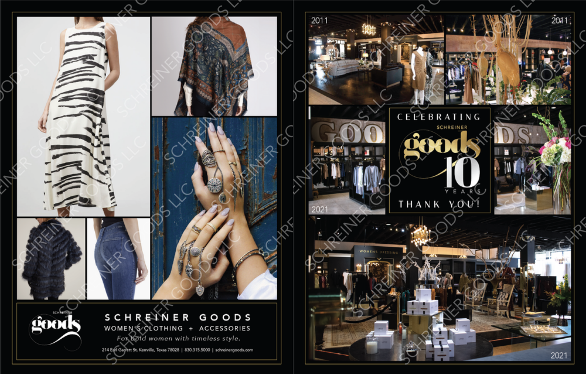 Schreiner Goods Print Ad Spread Fall 2021