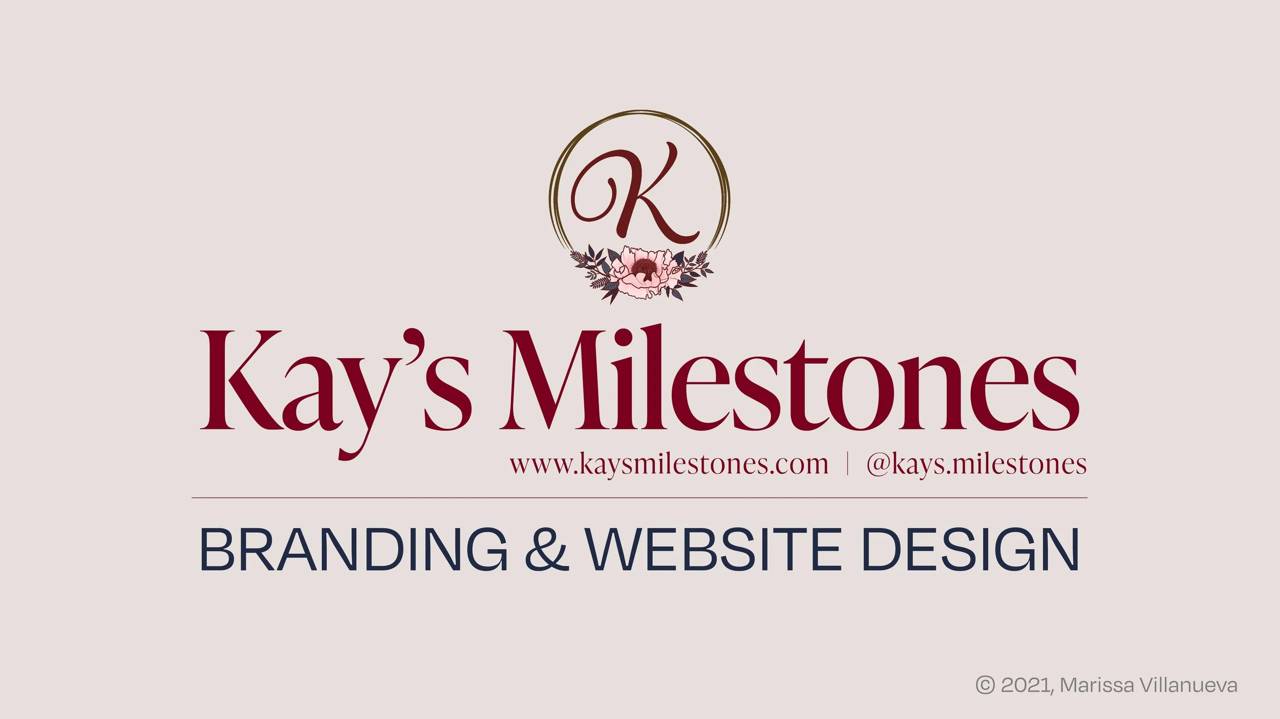 Kay's Milestones Branding Deck Pt. 1
