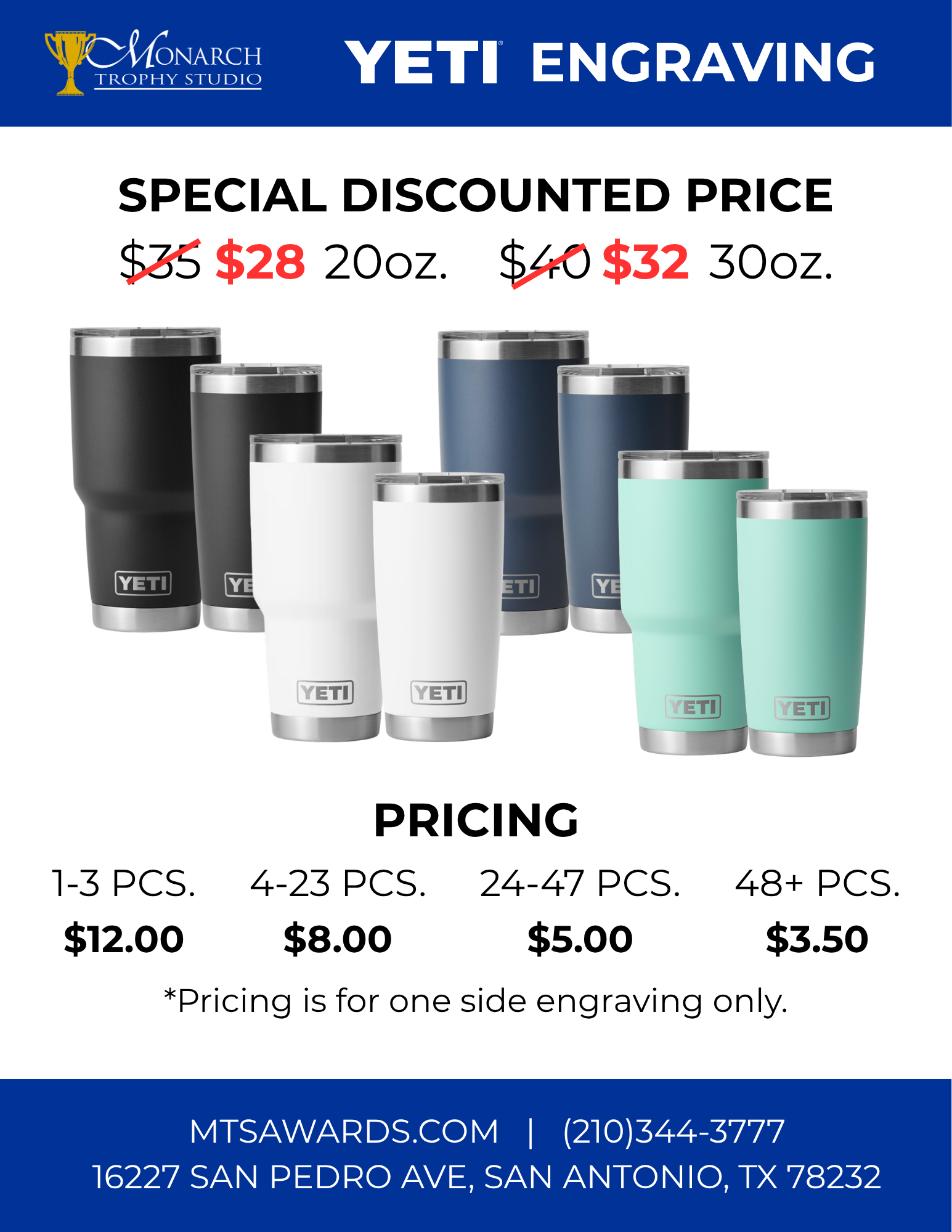 YETI Drinkware Sale Flyer