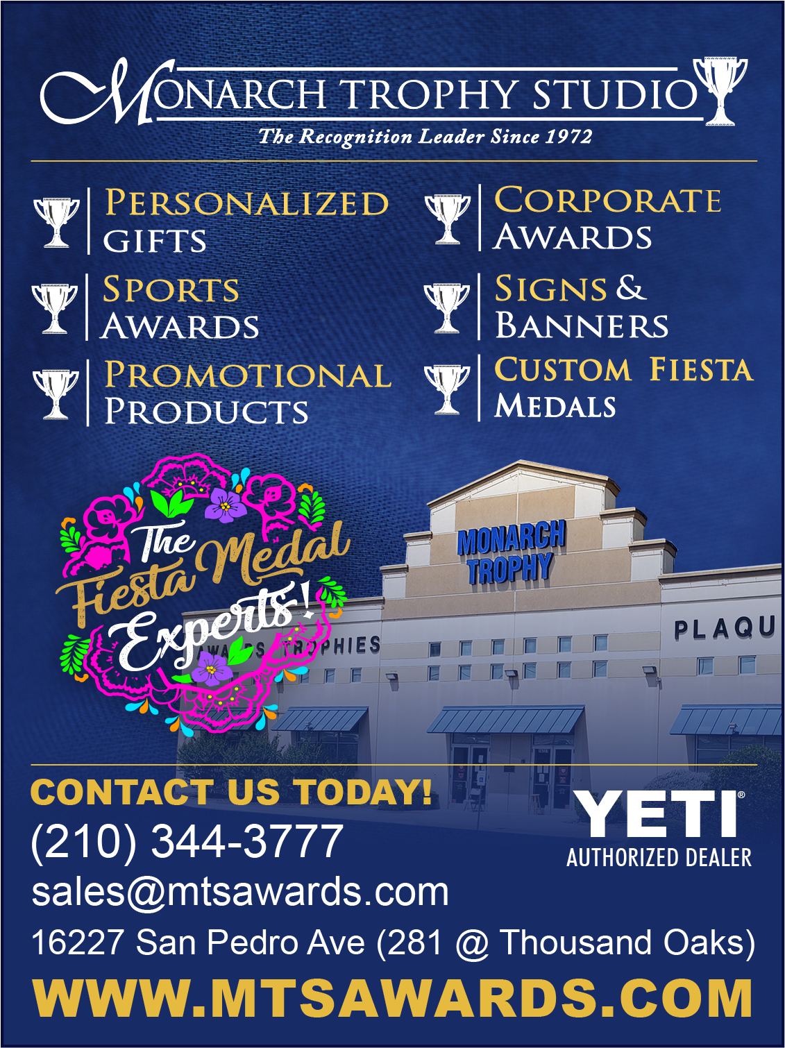 Golf Tournament Brochure Quarter Page Ad