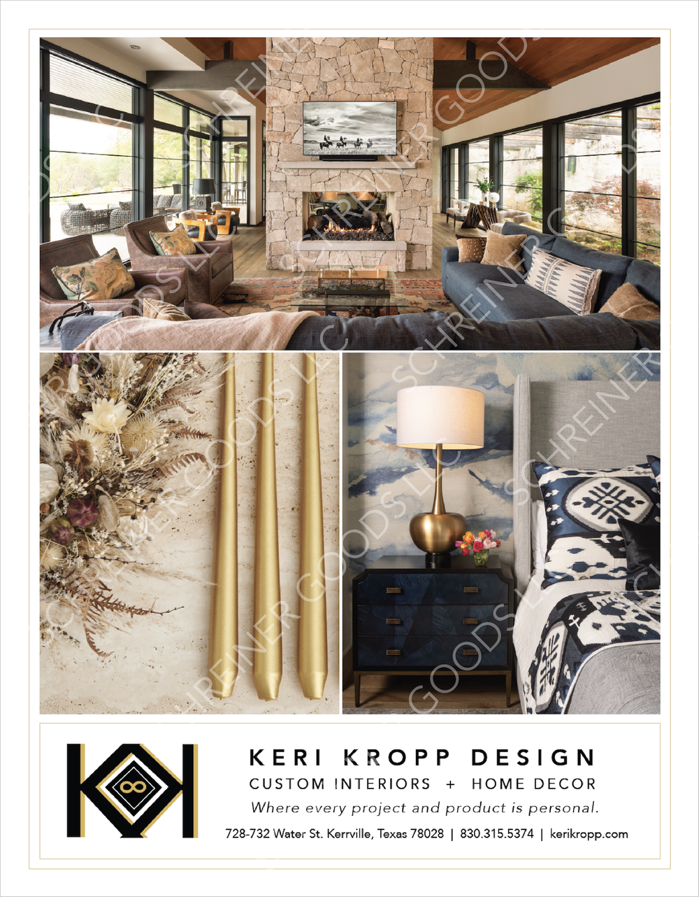 Keri Kropp Design Print Ad Winter 2021