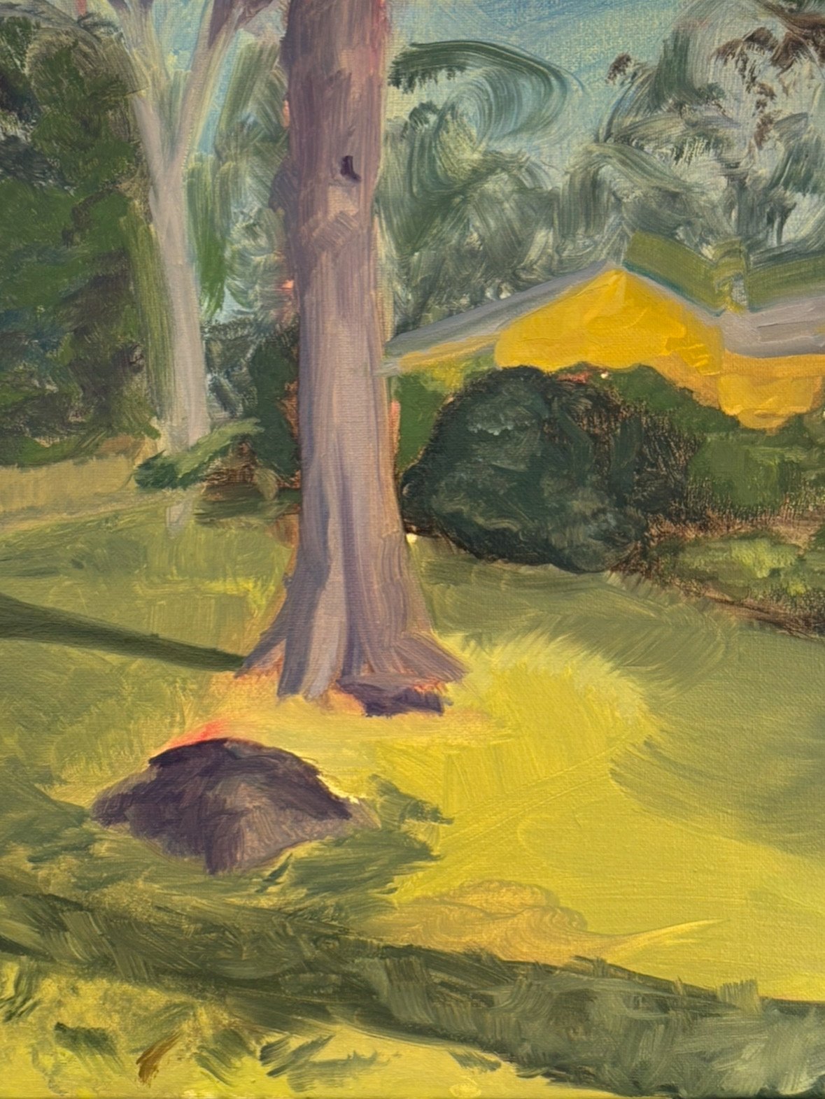 '83 Big Rock', 2025. Oil on canvas, 11 x 14 in. 