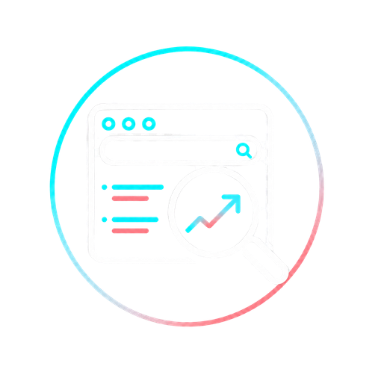 search on website icon in gvb digital marketing brand colors
