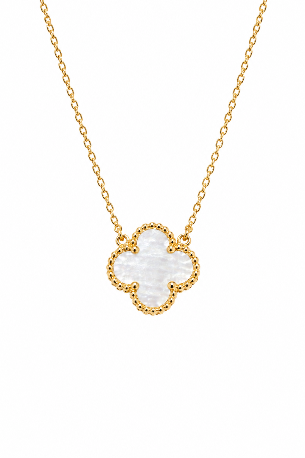 Mother of Pearl Van Cleef Inspired- Necklace