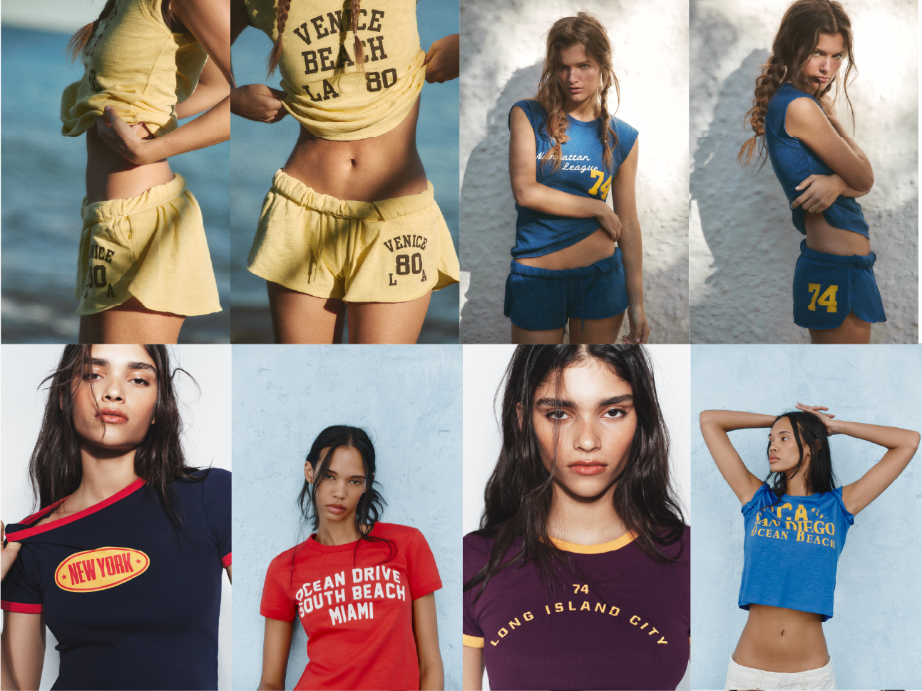 Slogan t-shirt graphic design for Zara, by Studio Favric — fashion print design studio.