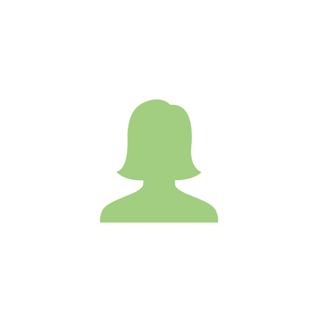 Silhouette of a woman, representing a woman-owned business
