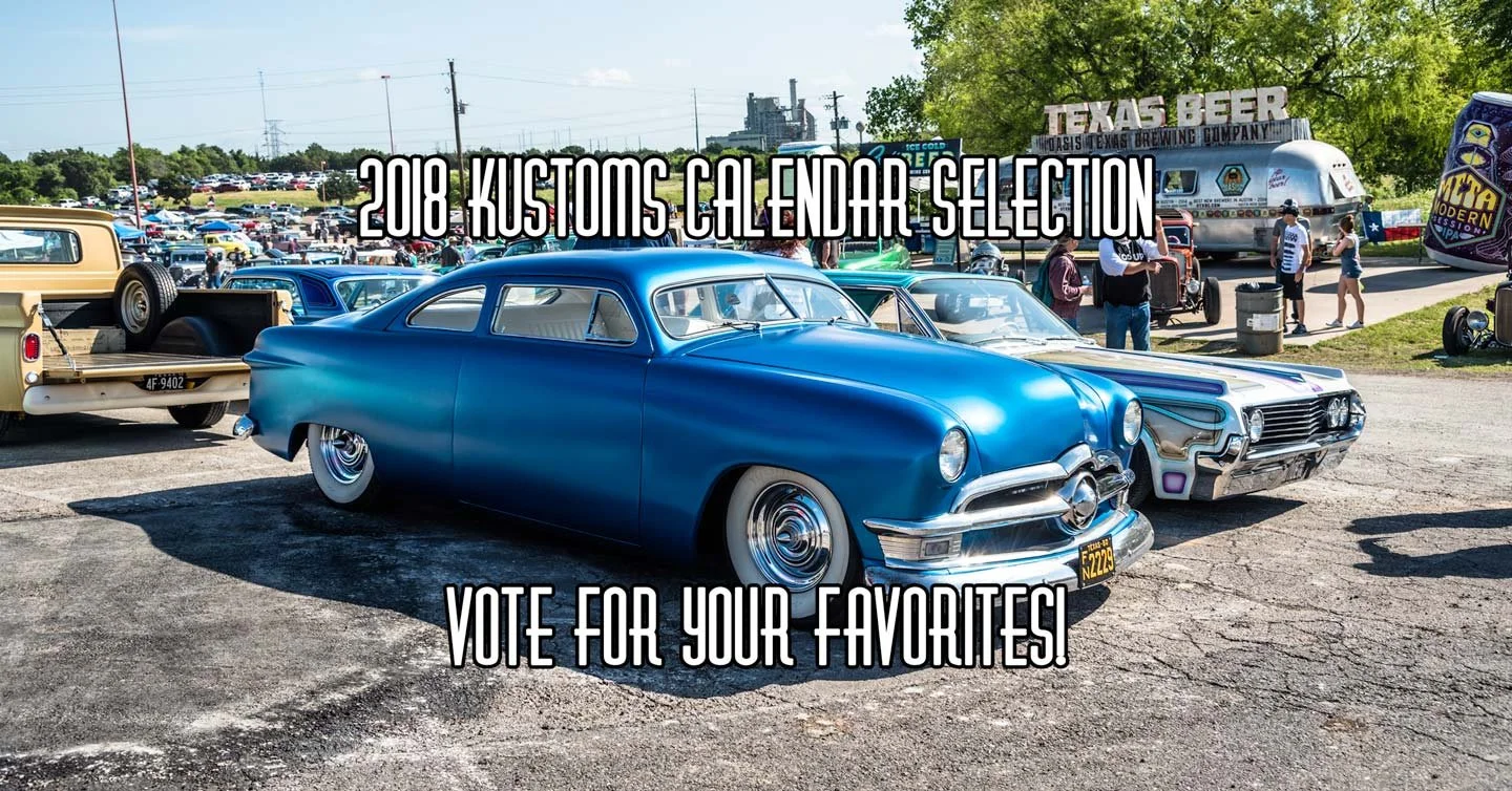 2018 Royboy Kustom Calendar Selection