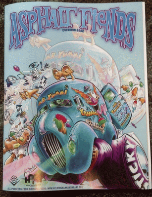 Asphalt Fiends Coloring Books