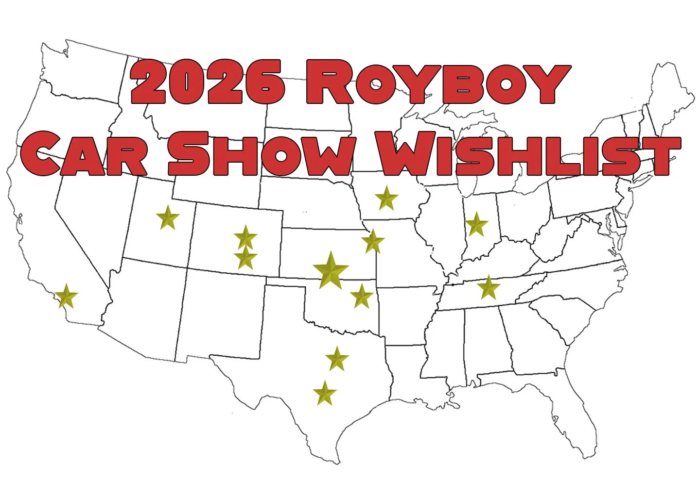 2026 Royboy Show Wishlist!