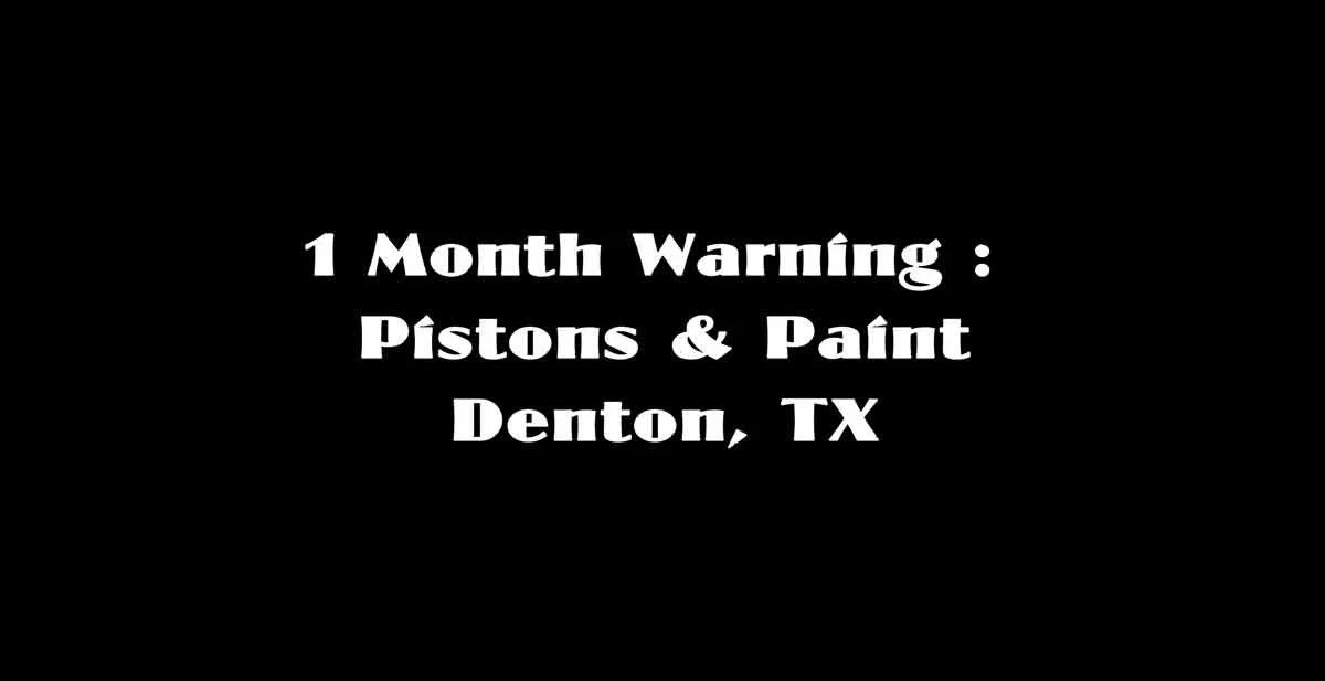 1 Month Warning : Pistons & Paint