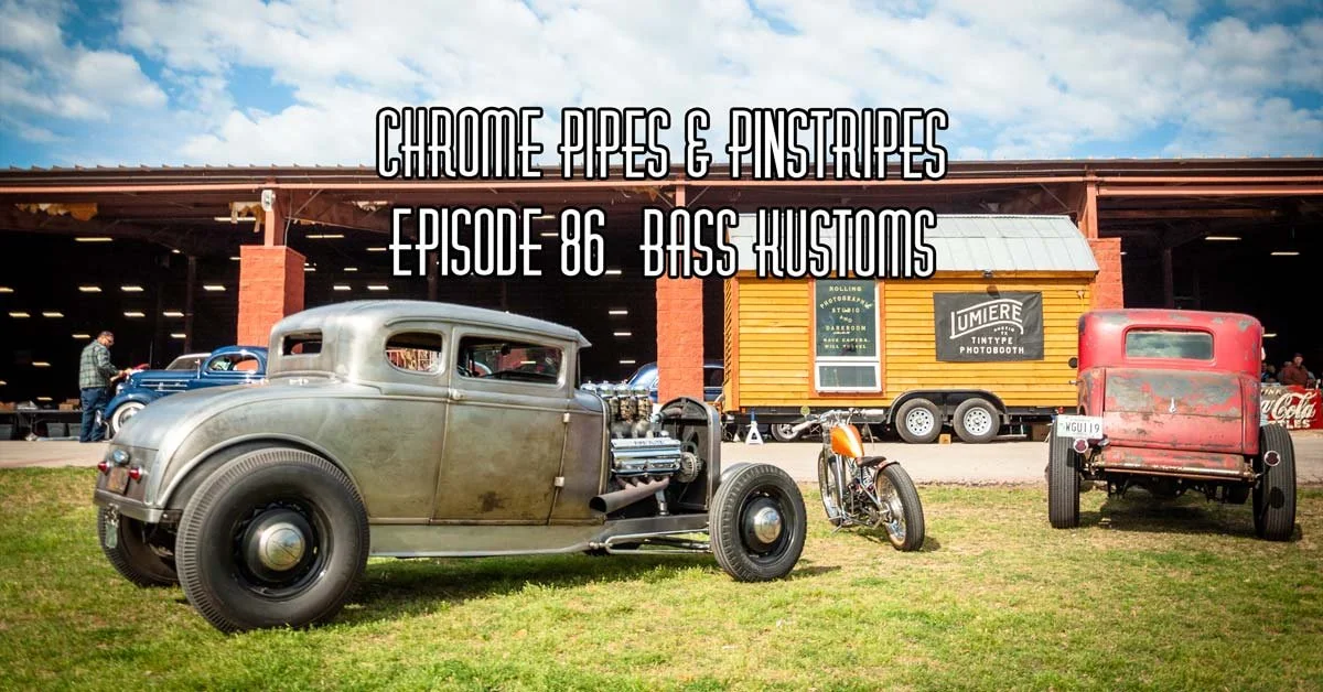 086 Bass Kustoms - Chrome Pipes & Pinstripes