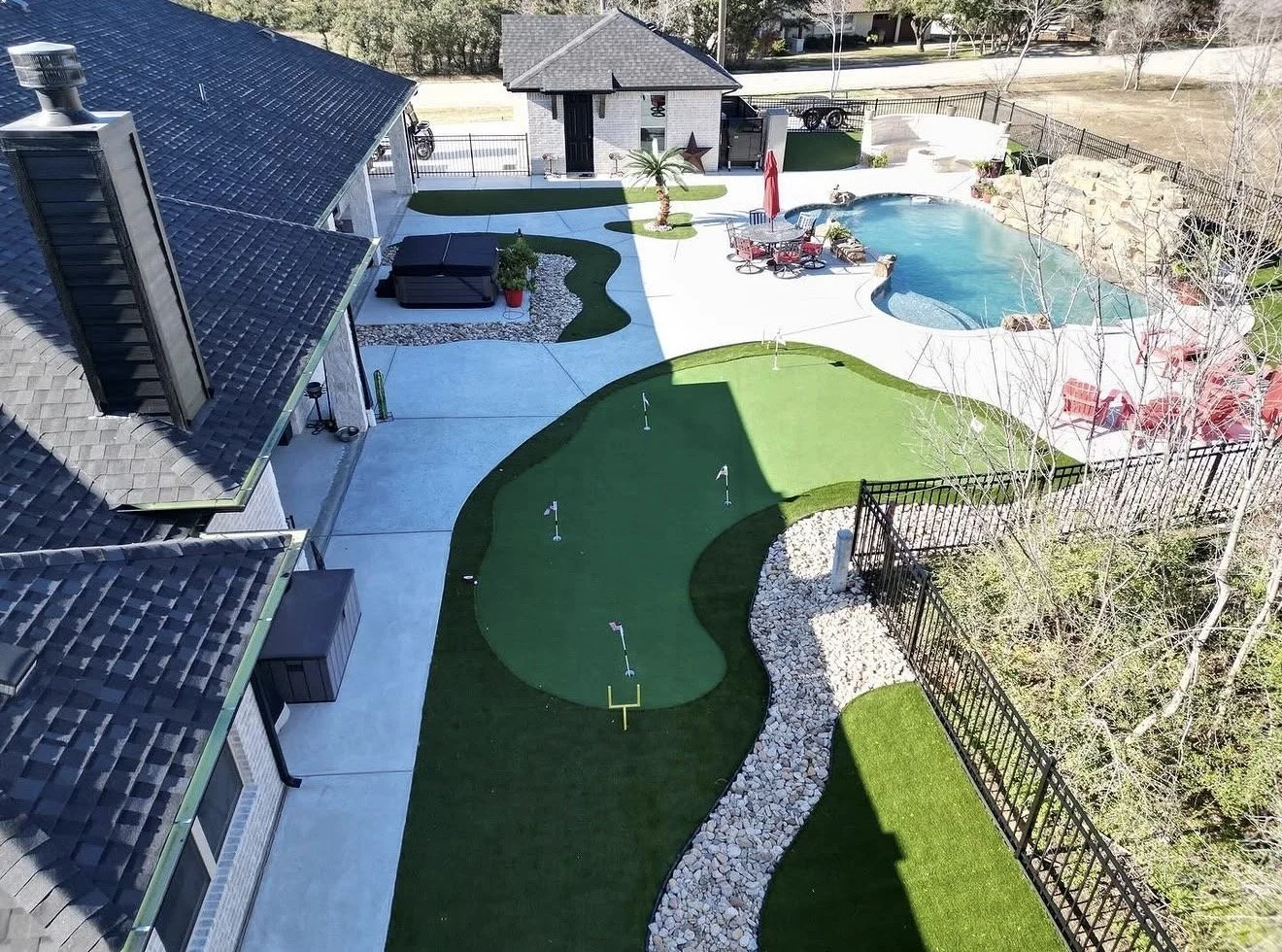 Concrete + Putting Green