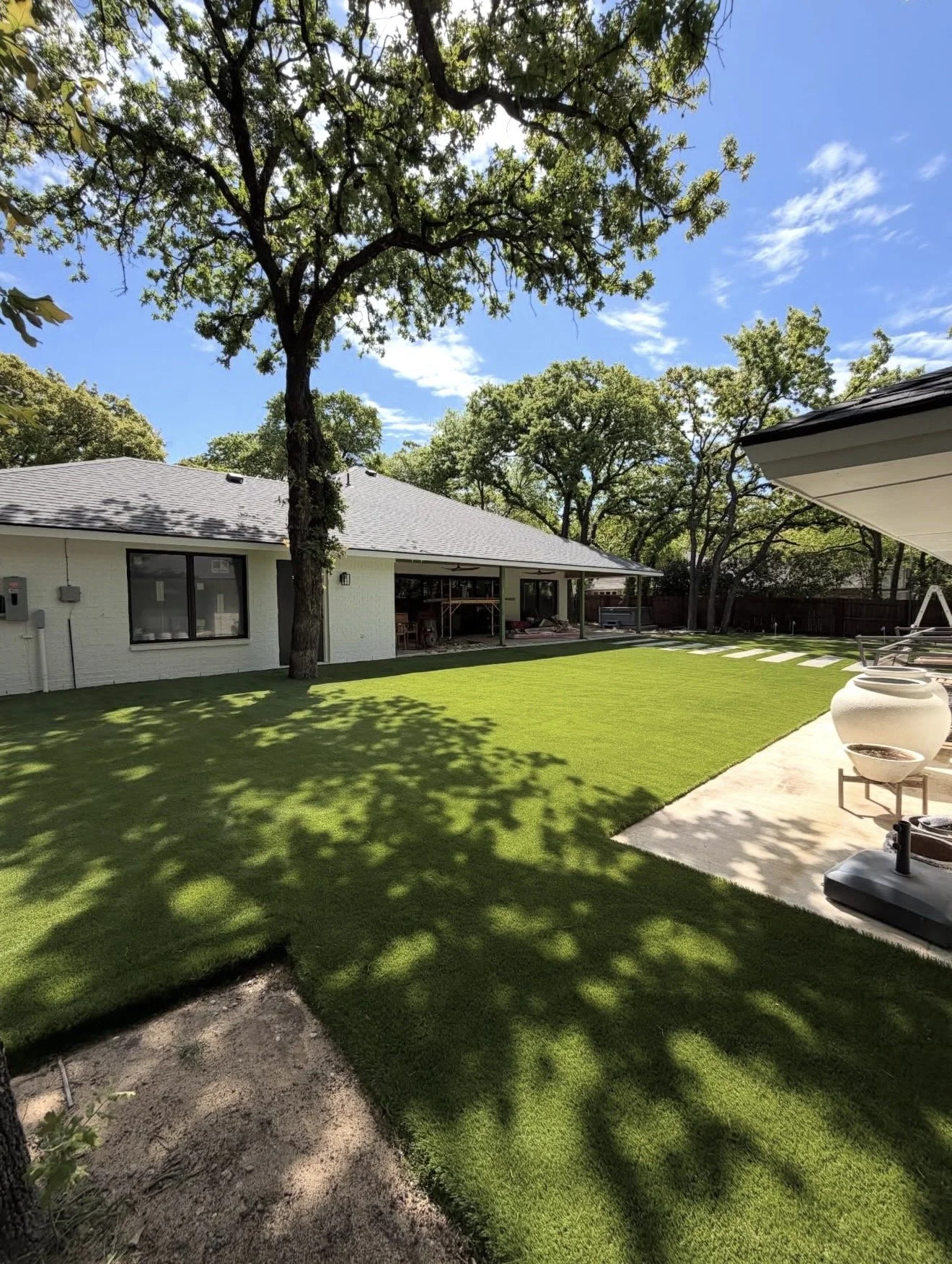Turf + Concrete Walkway
