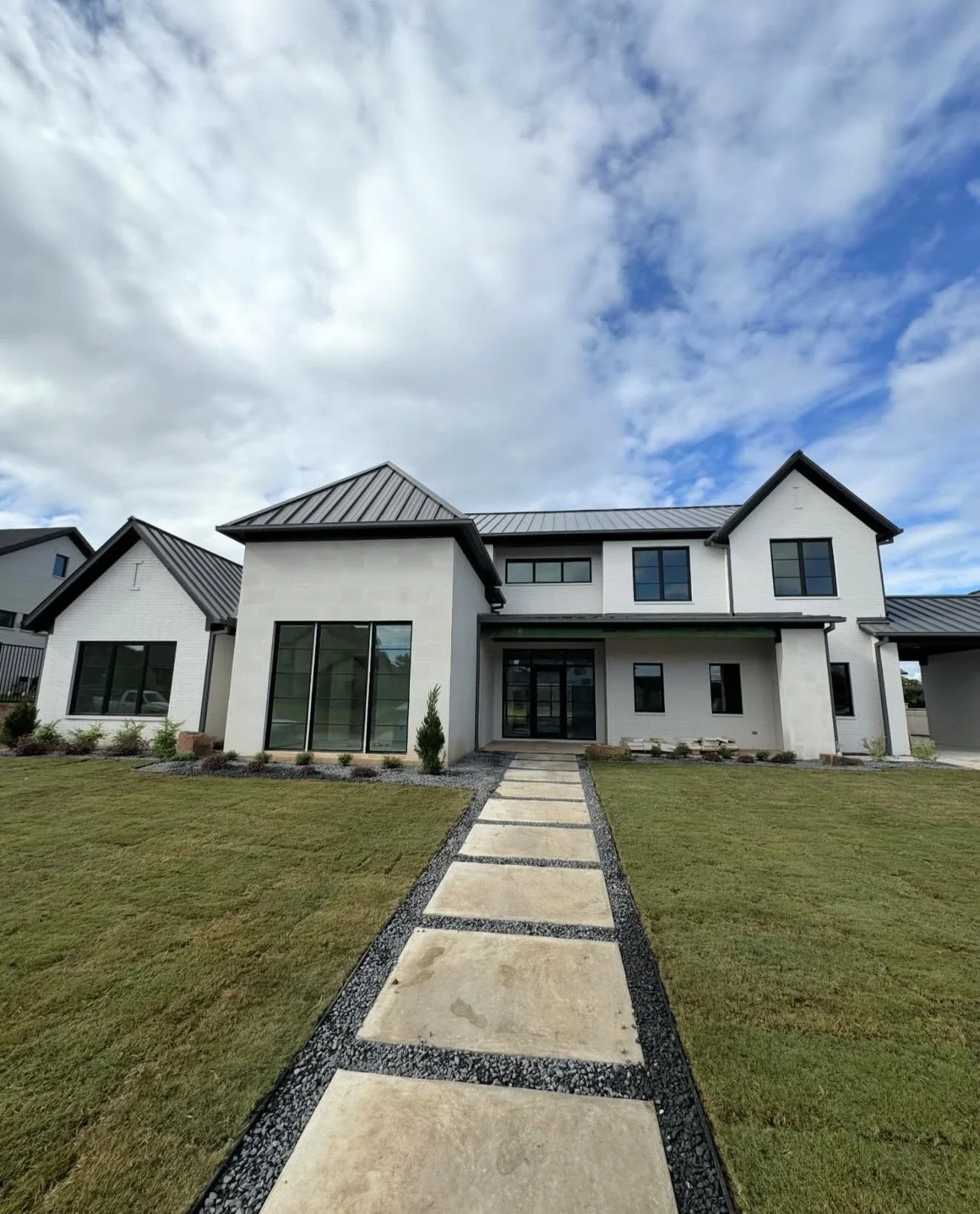 Walkway + Sod + Landscape
