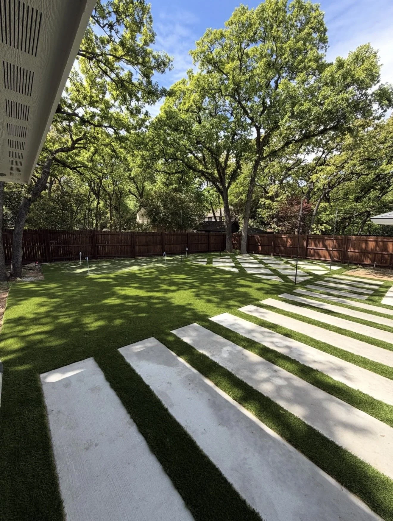 Turf + Concrete Walkway